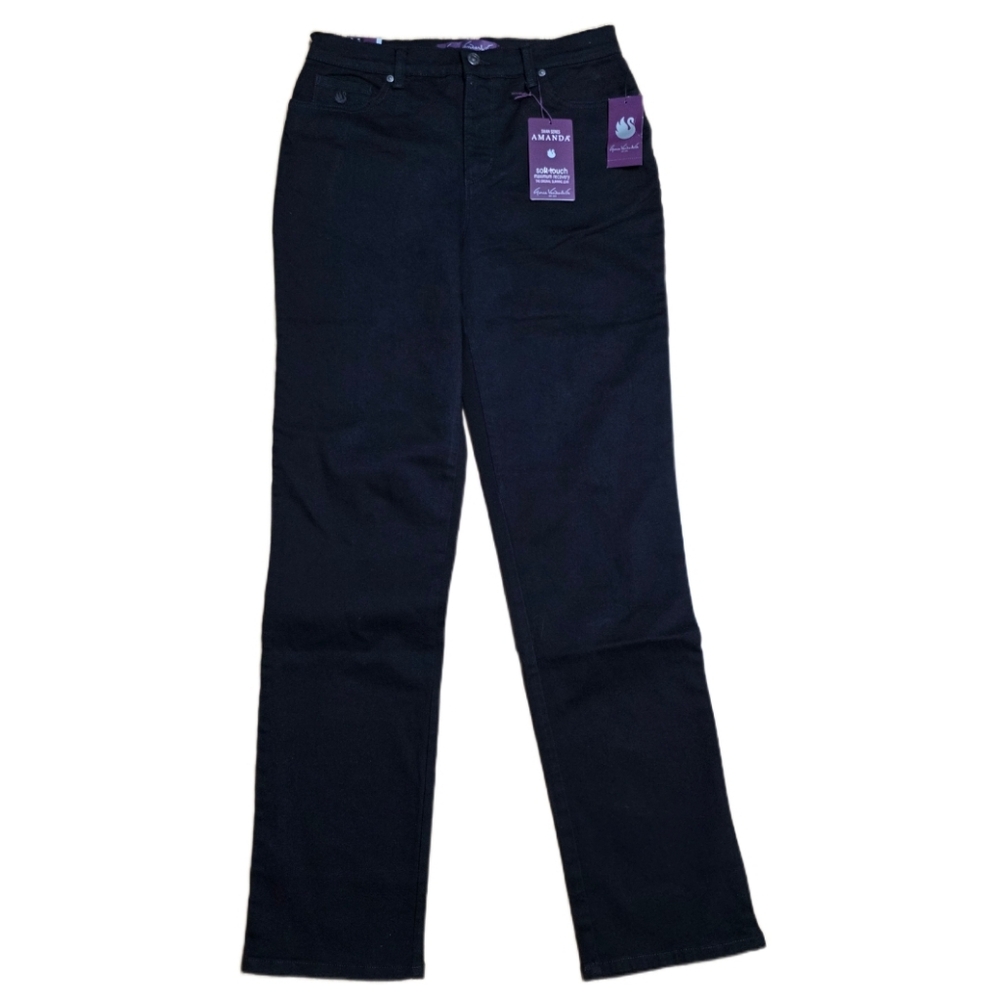 NWT Gloria Vanderbilt Amanda Women's Swan Series Soft Touch Jeans Size‎ 6